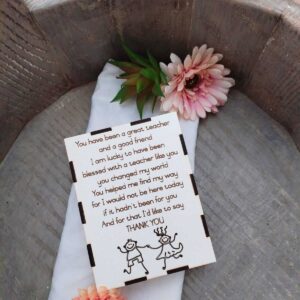 Thank You: Wooden Box Gift Set