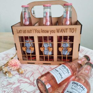 Wooden Beverage Gift Crate